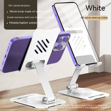 360° Rotating Metal Desk Phone & Tablet Stand